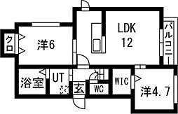 札幌市営東西線 西18丁目駅 徒歩8分 2階/-