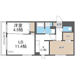 ガーデンクォーツ琴似 1階