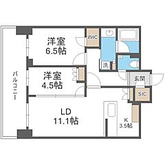 物件の間取り