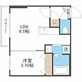 FERIO月寒中央3階5.3万円