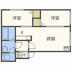 札幌市電2系統 西線6条駅 徒歩4分 2階/-