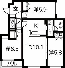 物件の間取り