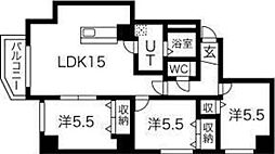 札幌市営東西線 琴似駅 徒歩16分 3階/-