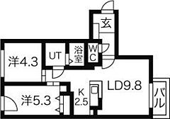 物件の間取り