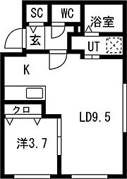 Victoire麻生 4階/-