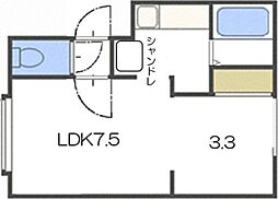 札幌市営東西線 宮の沢駅 徒歩4分 3階/-