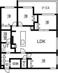 札幌市電2系統 西線6条駅 徒歩9分 1階/-