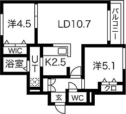 RESIDENCE　SHINMEI　新道東 3階/-