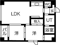 札幌市営東豊線 元町駅 徒歩14分 3階/-