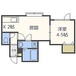 クローバーパーク新琴似 3階/-