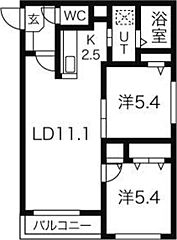 物件の間取り