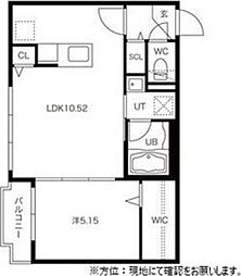 プレジオS11 1LDKの間取図画像