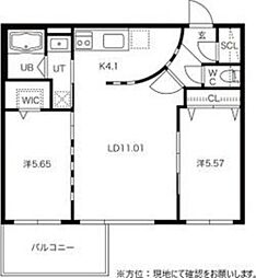 ガーデンテラス24 2LDKの間取図画像