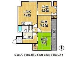 間取図画像 3LDK
