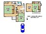 間取り：全居室6帖以上のゆったり設計。南向きで陽当たり良好な4DKタイプの間取りです！