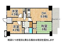 間取図画像 3DK