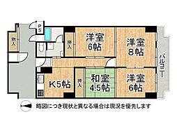 間取図画像 4DK