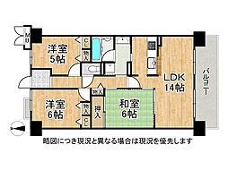間取図画像 3LDK