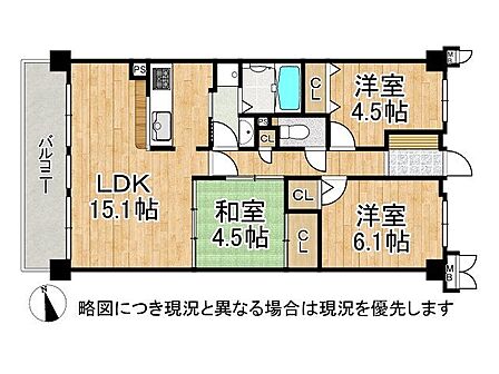 家族のコミュニケーションを大切にする3LDKの間取りは、リビングを中心にした設計です。快適な暮らしをサポートします。