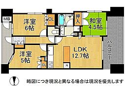 ネバーランド平野本町 3LDKの間取図画像