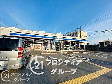 ローソン長吉川辺一丁目店 徒歩6分。 460m