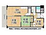 間取り：10階建て5階部分南西向きにつき、採光・通風・眺望良好です！