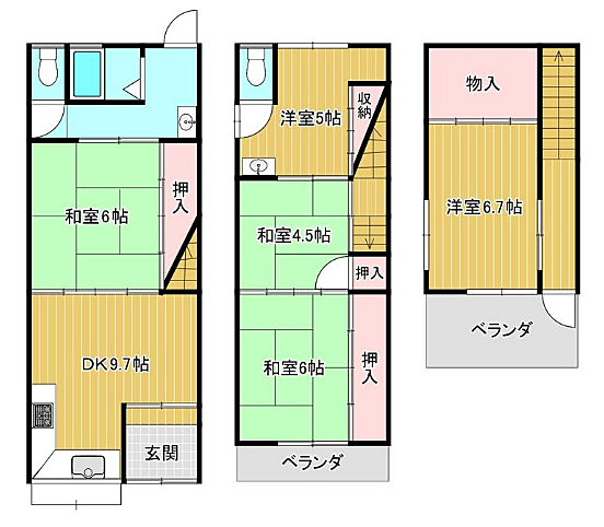 間取りを拡大表示