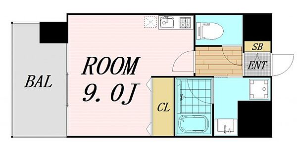 ルーヴェンブルン豊津 ｜大阪府吹田市垂水町2丁目(賃貸マンション1R・7階・26.80㎡)の写真 その2