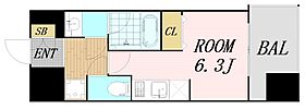 ミッドフラッツ弁天町駅前  ｜ 大阪府大阪市港区波除3丁目（賃貸マンション1R・9階・21.88㎡） その2