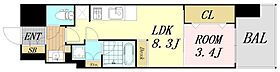 大阪府大阪市西区阿波座1丁目（賃貸マンション1LDK・10階・31.64㎡） その2