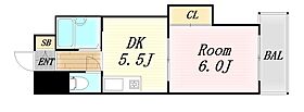 大阪府大阪市北区本庄東2丁目（賃貸マンション1DK・1階・27.40㎡） その2