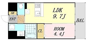 大阪府吹田市金田町（賃貸マンション1LDK・5階・36.90㎡） その2