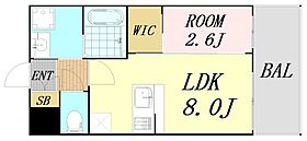 大阪府大阪市淀川区西宮原3丁目（賃貸マンション1LDK・2階・28.90㎡） その2