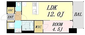 大阪府大阪市淀川区木川東4丁目（賃貸マンション1LDK・6階・40.56㎡） その2