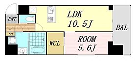 大阪府大阪市北区同心2丁目（賃貸マンション1LDK・7階・42.05㎡） その2