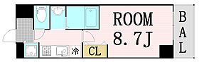 大阪府大阪市北区長柄西2丁目（賃貸マンション1K・1階・26.25㎡） その2