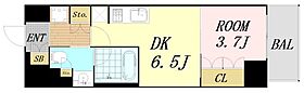 大阪府大阪市淀川区塚本2丁目（賃貸マンション1DK・4階・28.47㎡） その2