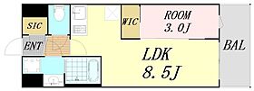 大阪府吹田市南吹田5丁目（賃貸マンション1LDK・8階・28.92㎡） その2