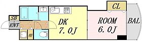 大阪府大阪市淀川区十三東1丁目（賃貸マンション1DK・6階・33.08㎡） その2