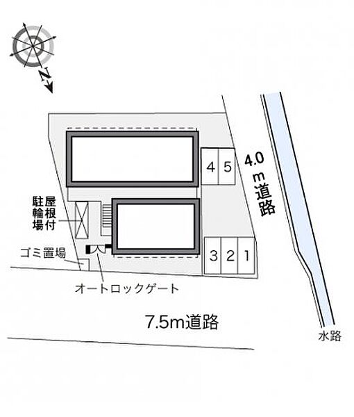 レオパレスハピネスＮＡＷＡＴＥ 102｜大阪府四條畷市二丁通町(賃貸アパート1LDK・1階・43.06㎡)の写真 その3