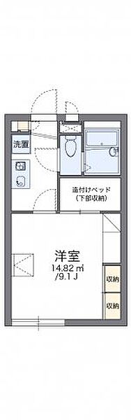 レオパレス大和郡山 206｜奈良県大和郡山市南郡山町(賃貸アパート1K・2階・23.18㎡)の写真 その2