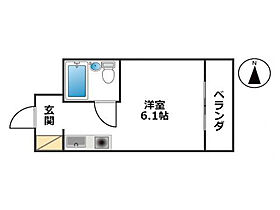 サンシャイン山手 208 ｜ 兵庫県神戸市中央区中山手通2丁目15-13（賃貸マンション1R・2階・18.00㎡） その2