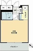 ライオンズマンション神戸西元町 703 ｜ 兵庫県神戸市中央区北長狭通8丁目1-8（賃貸マンション1R・7階・22.88㎡） その2