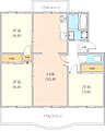 横尾5団地42号棟5階6.5万円