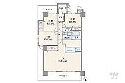 間取図画像 3LDK