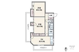 間取図画像 2DK