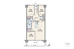 エムズシティ鳴子プレディア 3LDKの間取図画像