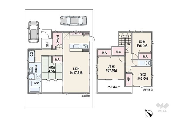 間取り 名古屋市緑区滝ノ水3丁目 一戸建て