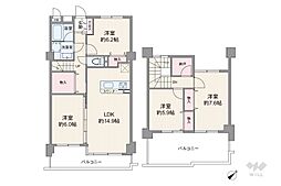 エクレール大府 4SLDKの間取図画像