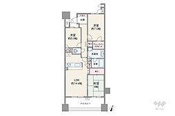 エムズシティ大府 3LDKの間取図画像